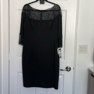 Black evening dress